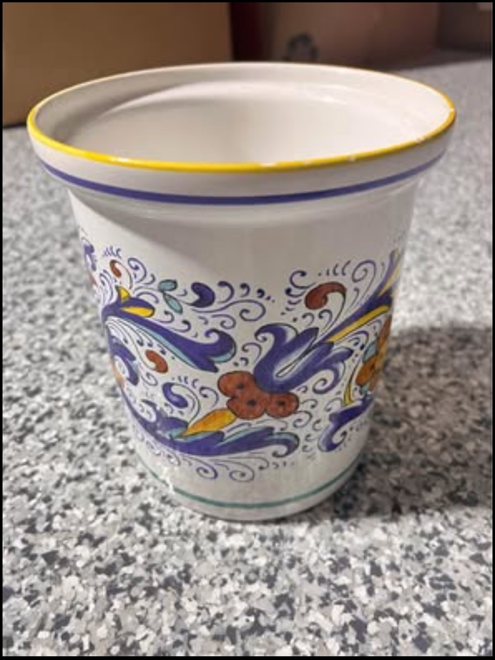 Sur La Table White Ceramic Utensil Holder Ricco Deruta